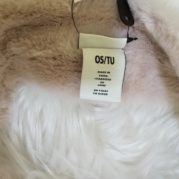 UGG Faux Fur Crystal Pink Headband - Picture 5 of 7